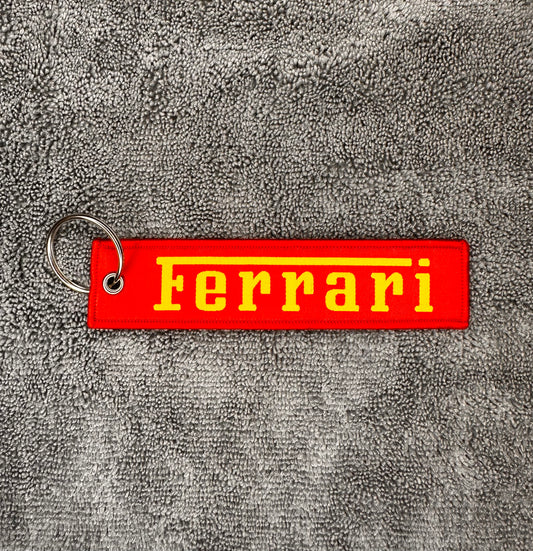 Ferrari Custom Keychain Tag